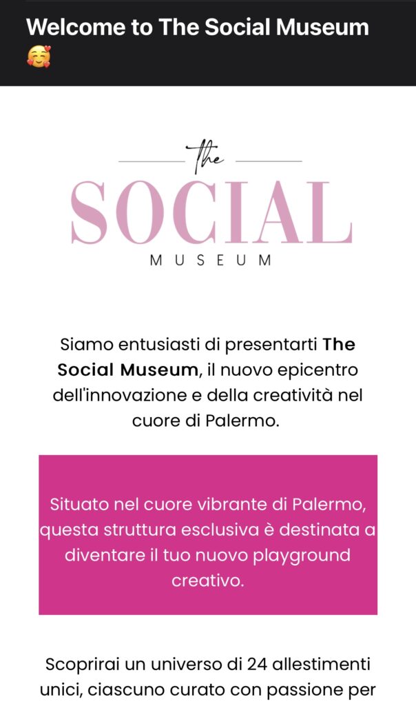 Meta Ads, Dem The Social Museum Innova adv